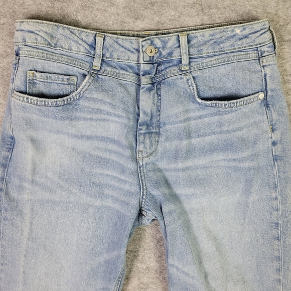 Anthro Pilcro and the letterpress High-Rise Slim Ripped Jeans Women's Size 31 - Picture 2 of 13